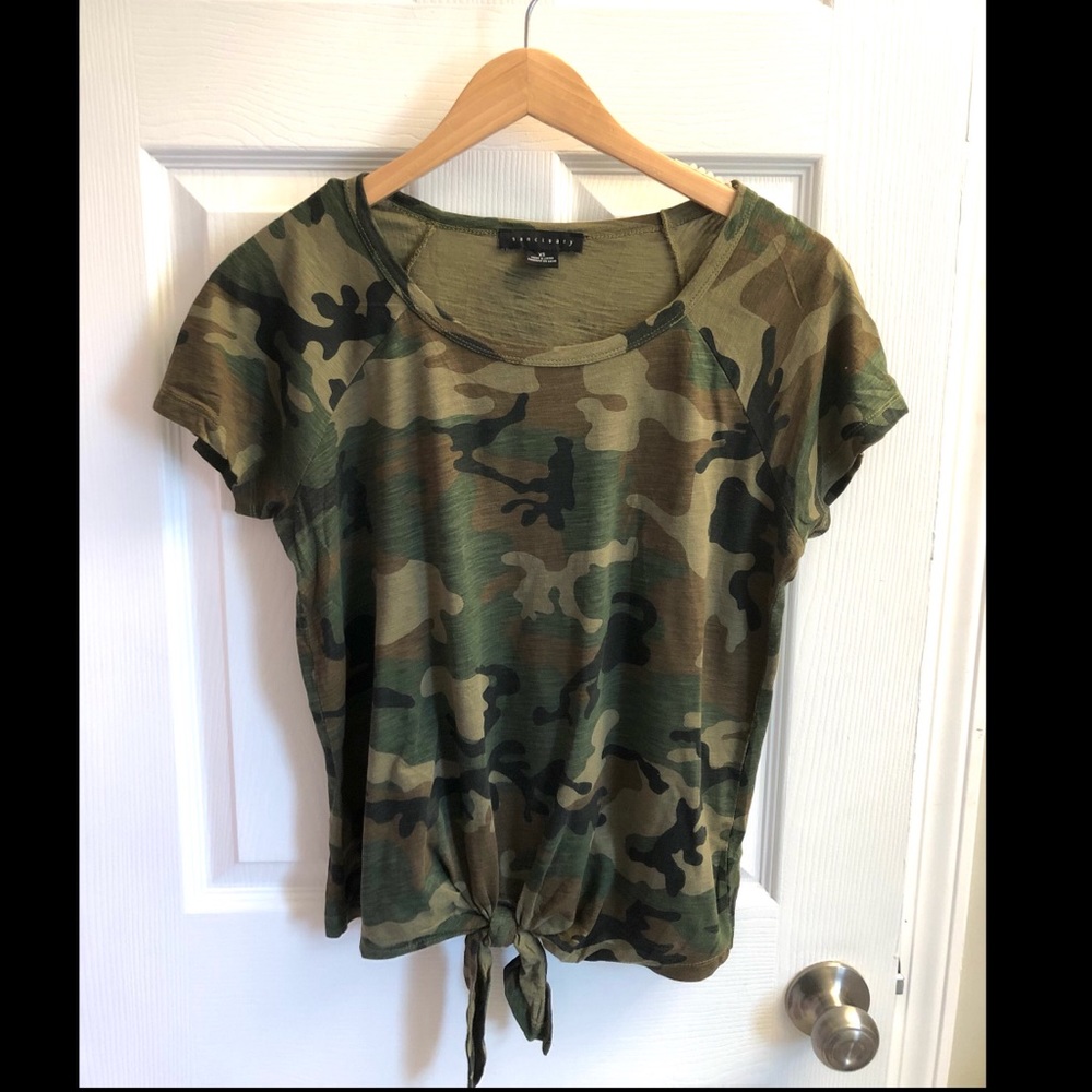 Sanctuary Tie-Front T-Shirt